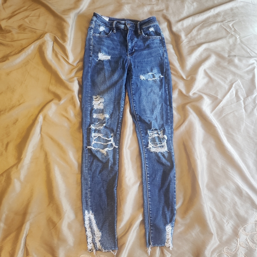 American Eagle, size 4 regular blue jeans